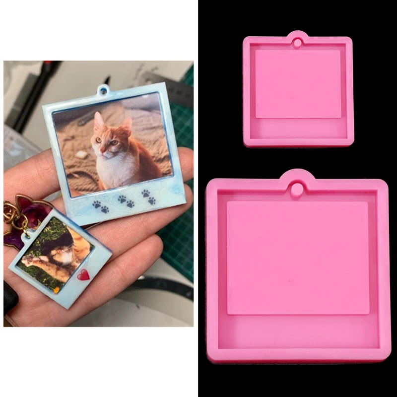Soap Making Accessories - Photo Frame Epoxy Resin Keychain Mold