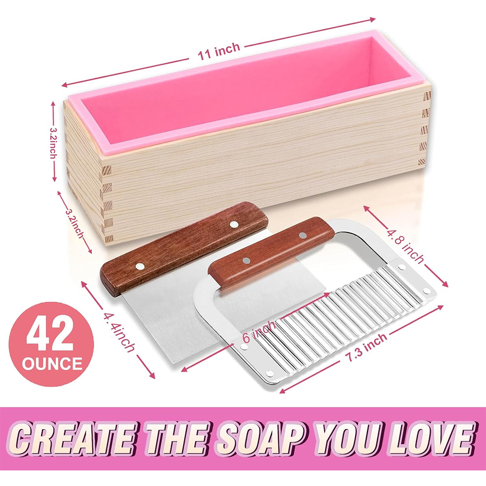 Rectangular Handmade Soap Mold - đánh giá và giá Soap Making Book