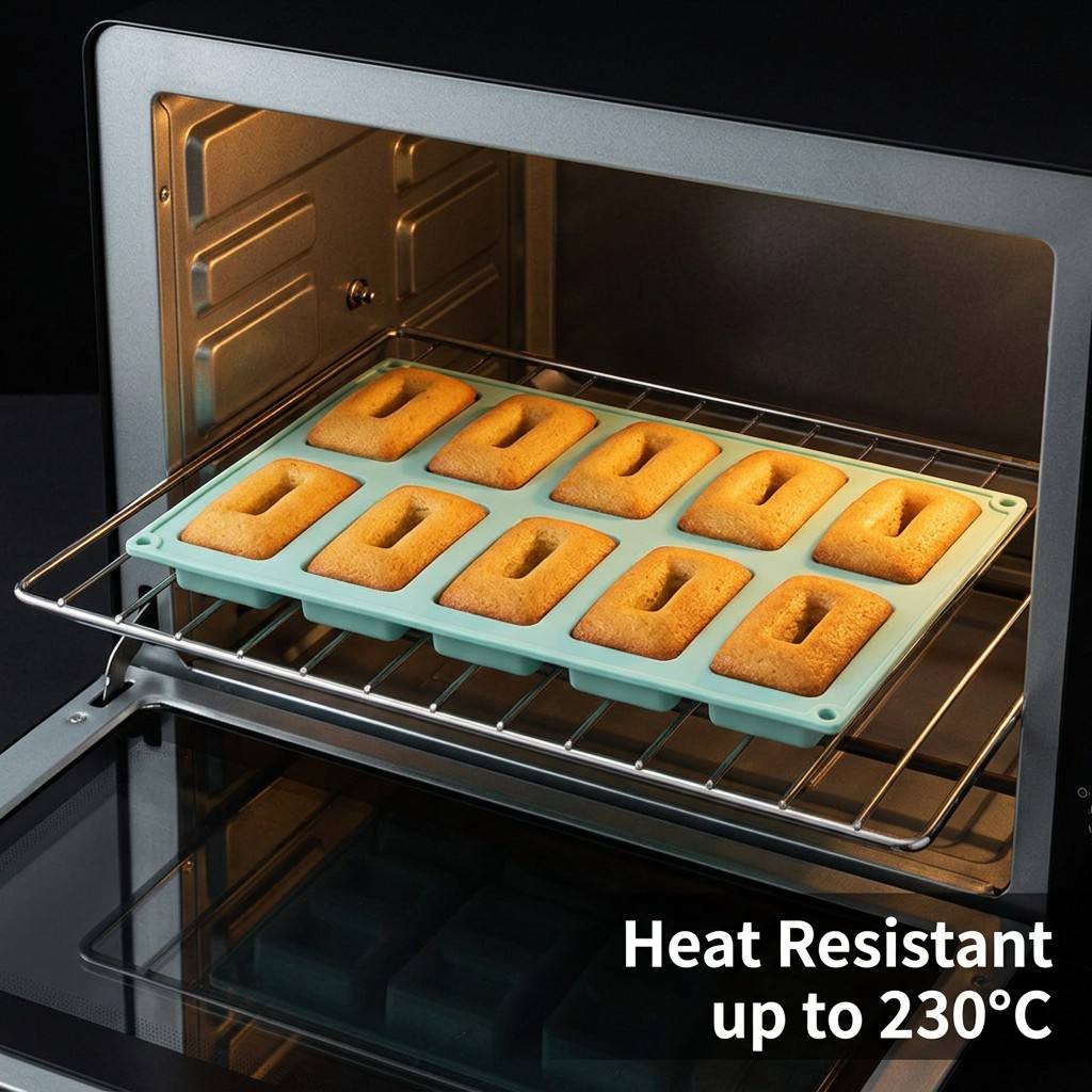 Non-stick 10-Hole Rectangle Si - đánh giá và giá Soap Making Accessories
