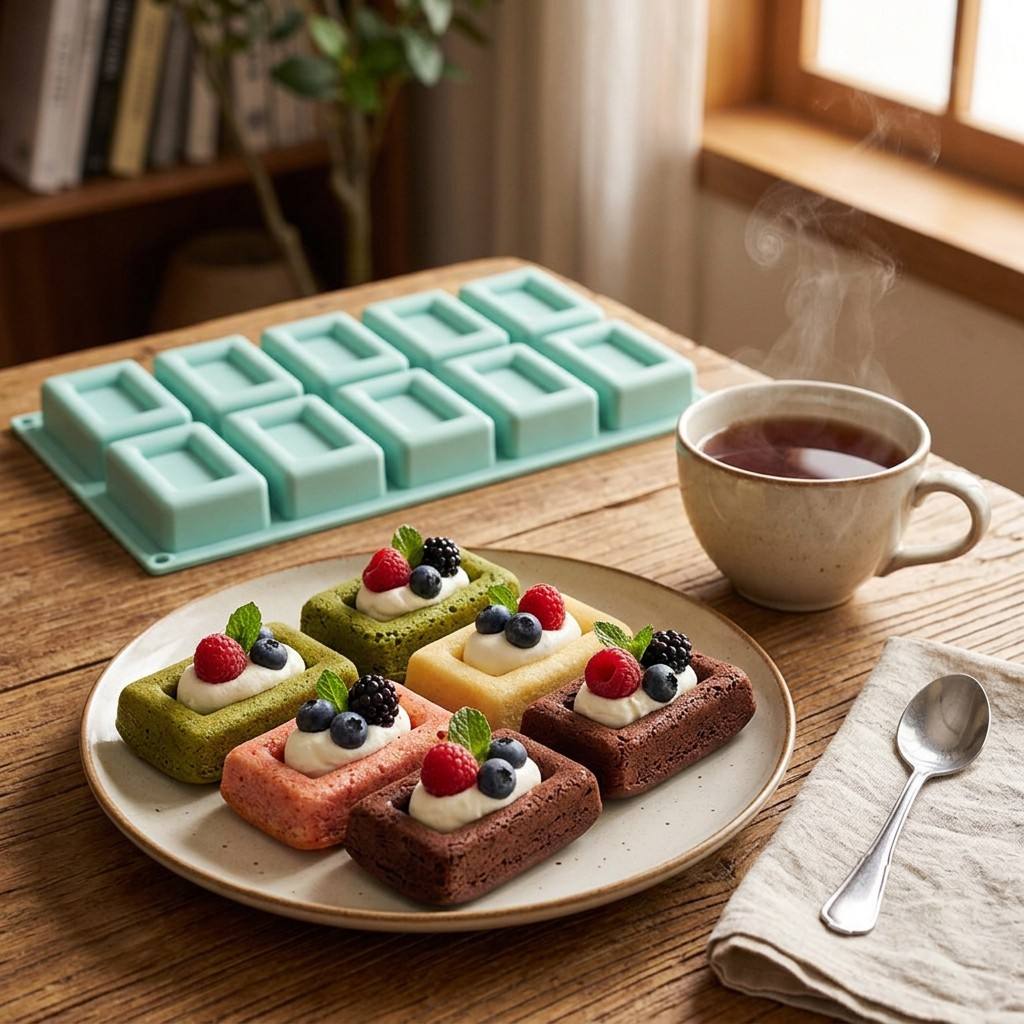 Non-stick 10-Hole Rectangle Si - đánh giá và giá Soap Making Accessories