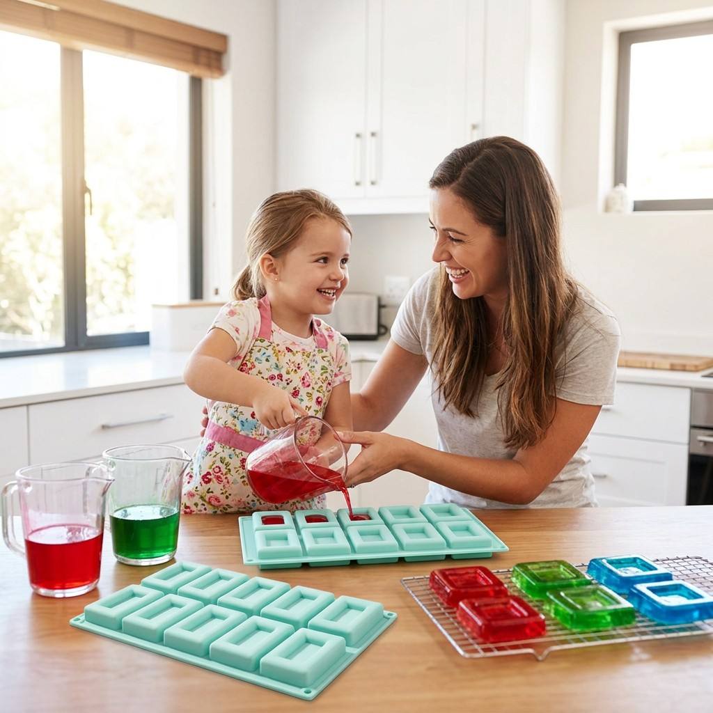 Non-stick 10-Hole Rectangle Si - đánh giá và giá Soap Making Accessories
