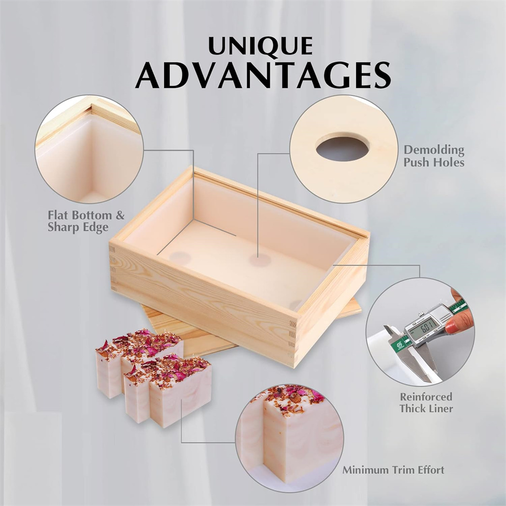 Large Soap Molds Rectangle Sil - đánh giá và giá Soap Making Book