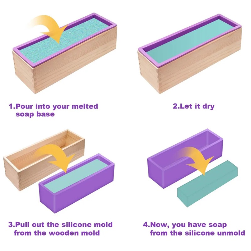 Flexible Silicone Soap Mold Re - đánh giá và giá Soap Making Book