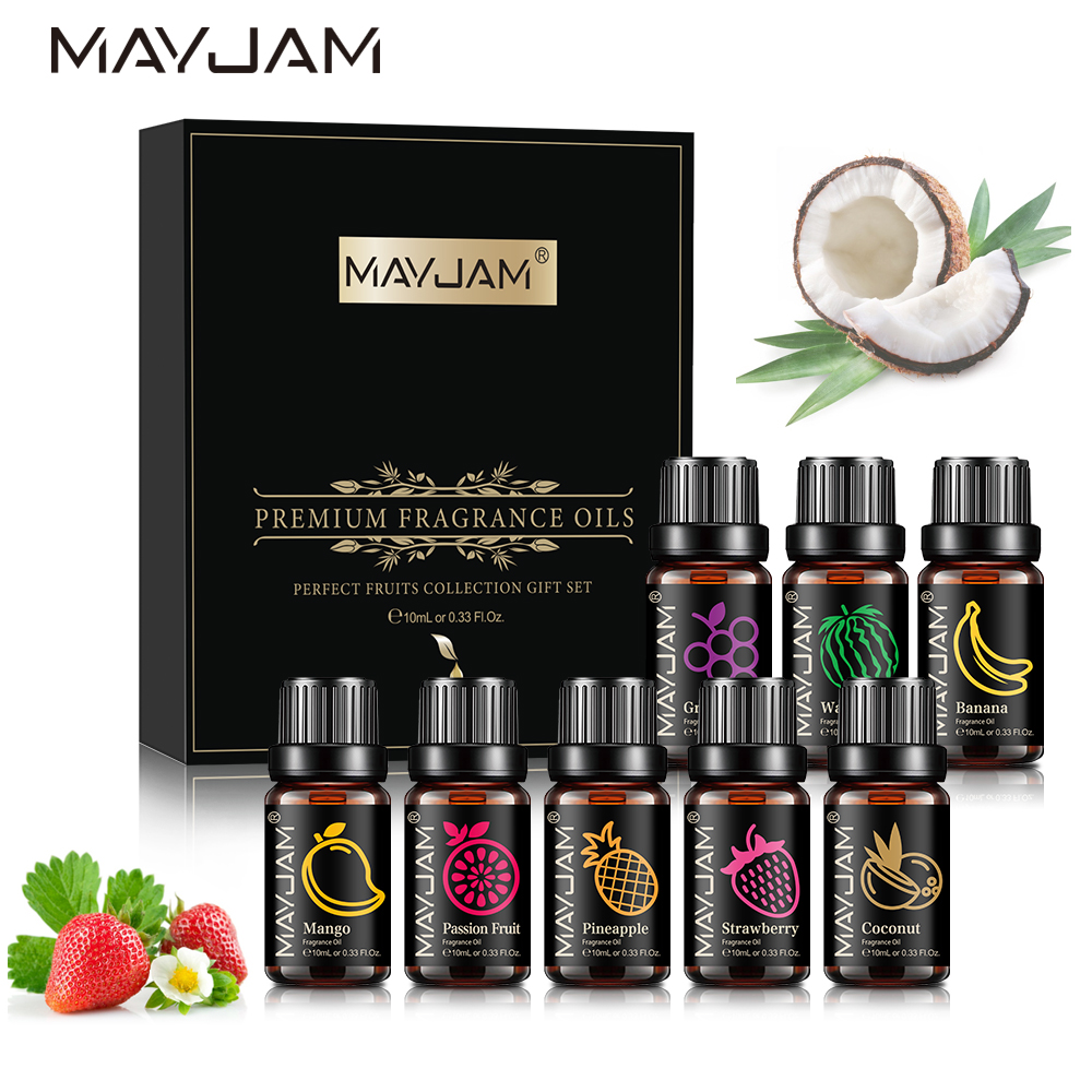 MAYJAM Fragrance Oils Set 8pcs - đánh giá và giá Soap Making Book