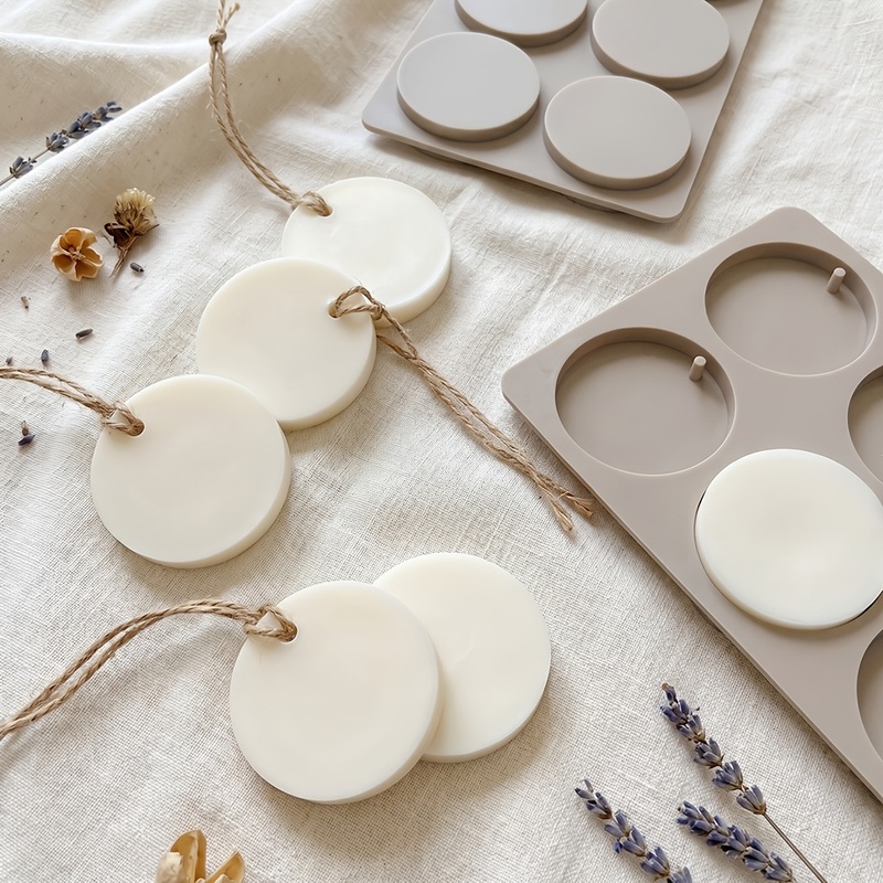 6-Cavity Round Tag Silicone Mo - đánh giá và giá Soap Making Accessories