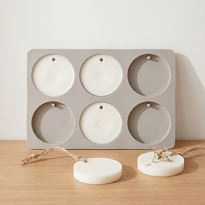 6-Cavity Round Tag Silicone Mo - đánh giá và giá Soap Making Accessories