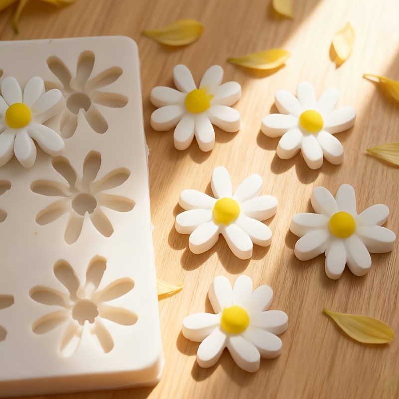 1pc 3D Daisy Sunflower Silicon - đánh giá và giá Soap Making Party
