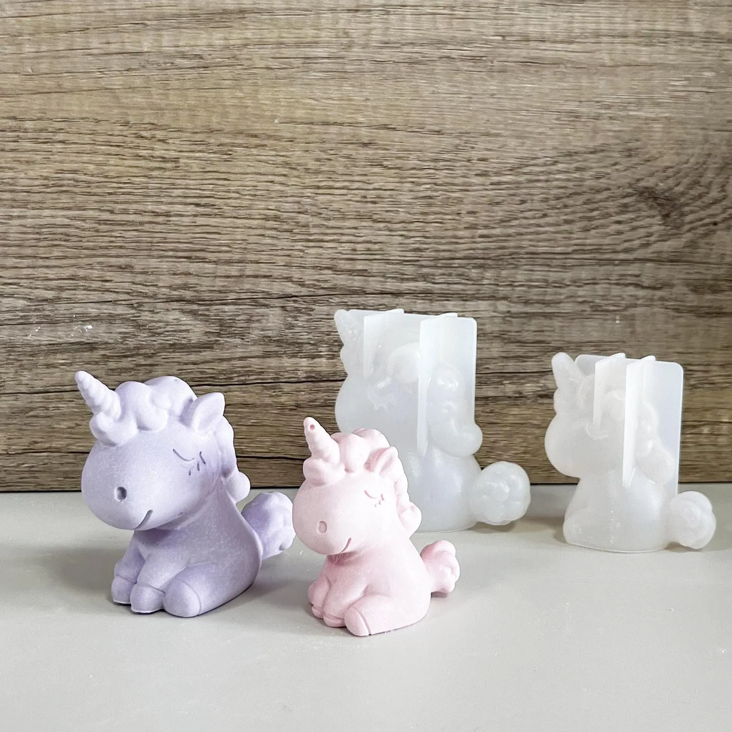3D Geometric Silicone Unicorn  - đánh giá và giá Soap Making Accessories