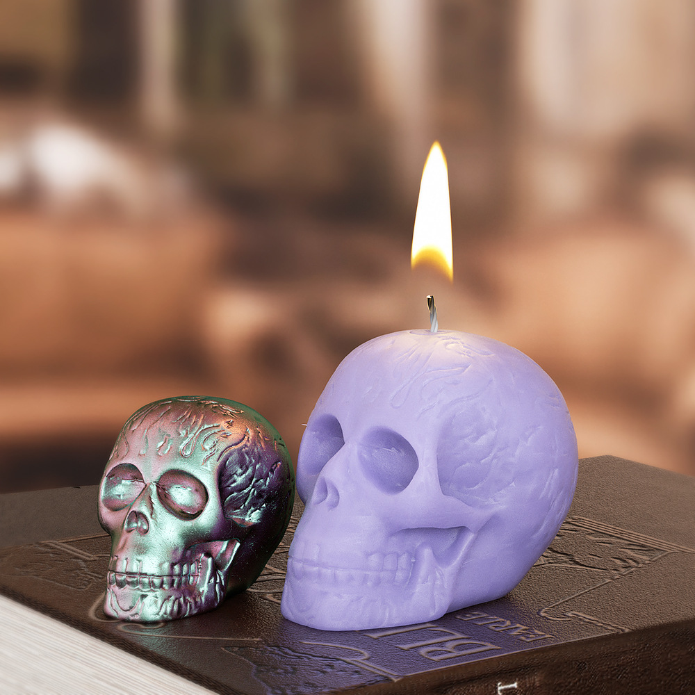 Multi Size Skull Head Silicone - đánh giá và giá Soap Making Party