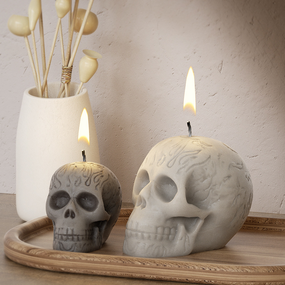 Multi Size Skull Head Silicone - đánh giá và giá Soap Making Party
