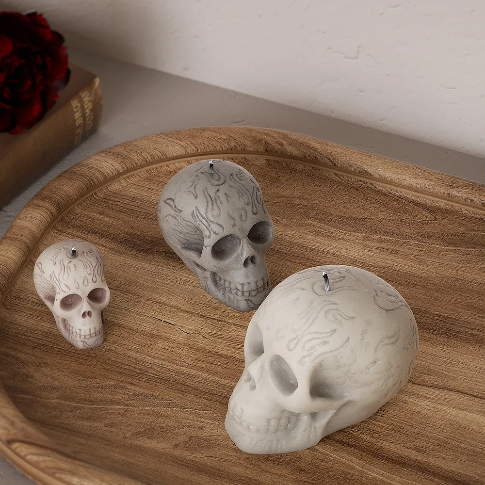 Multi Size Skull Head Silicone - đánh giá và giá Soap Making Party