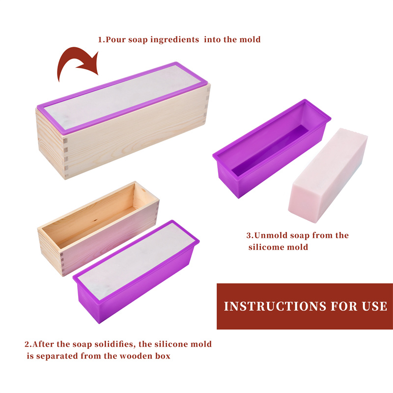 Rectangular Silicone Soap Loaf - đánh giá và giá Soap Making Book