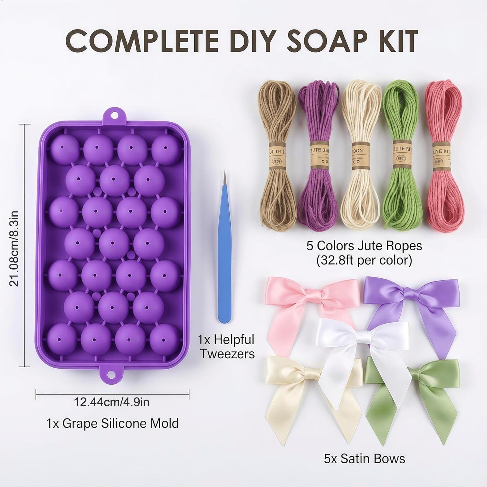 Grape Soap Mold Easy-Release F - đánh giá và giá Soap Making Book