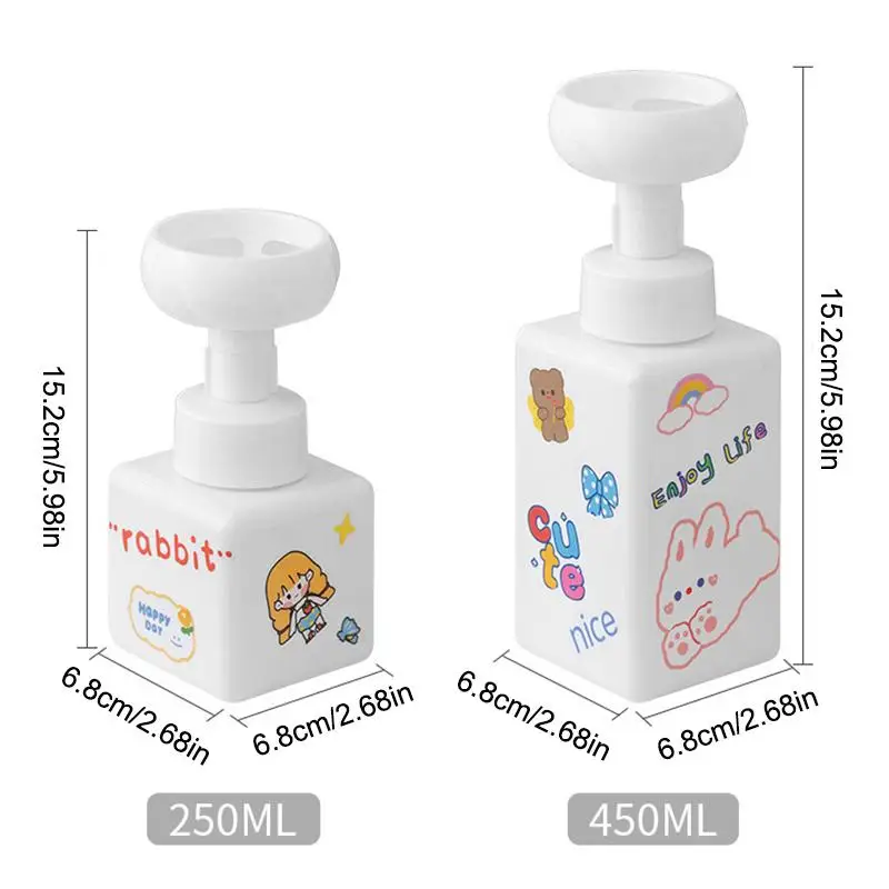 250/450ml Flower Shape Foam Pu - đánh giá và giá Soap Making Foam
