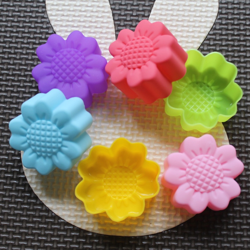 6 Pcs Set Non-Stick Flower Des - đánh giá và giá Soap Making Party
