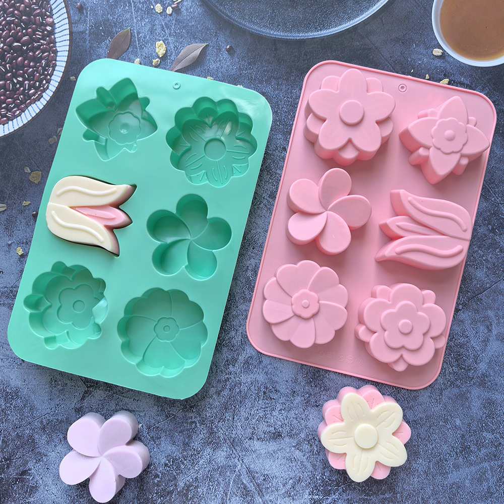 kinds Flower Silicone Molds Di - đánh giá và giá Soap Making Accessories