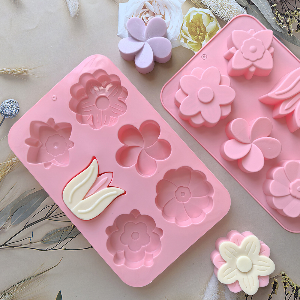 kinds Flower Silicone Molds Di - đánh giá và giá Soap Making Accessories