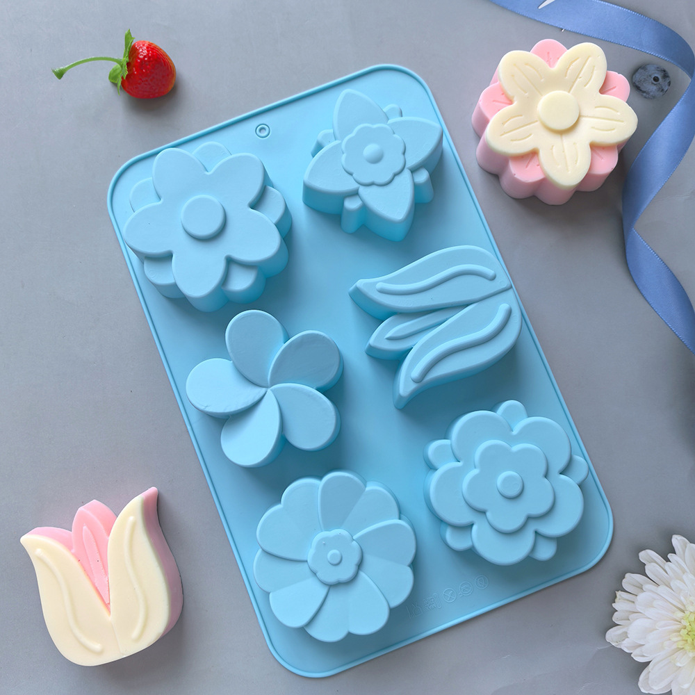 kinds Flower Silicone Molds Di - đánh giá và giá Soap Making Accessories