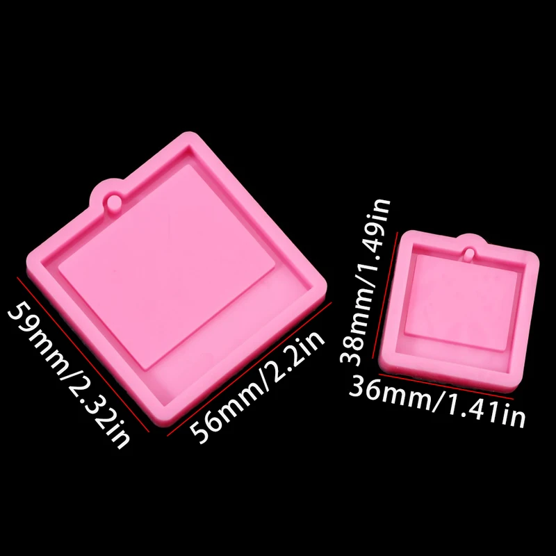 Photo Frame Epoxy Resin Keycha - đánh giá và giá Soap Making Accessories