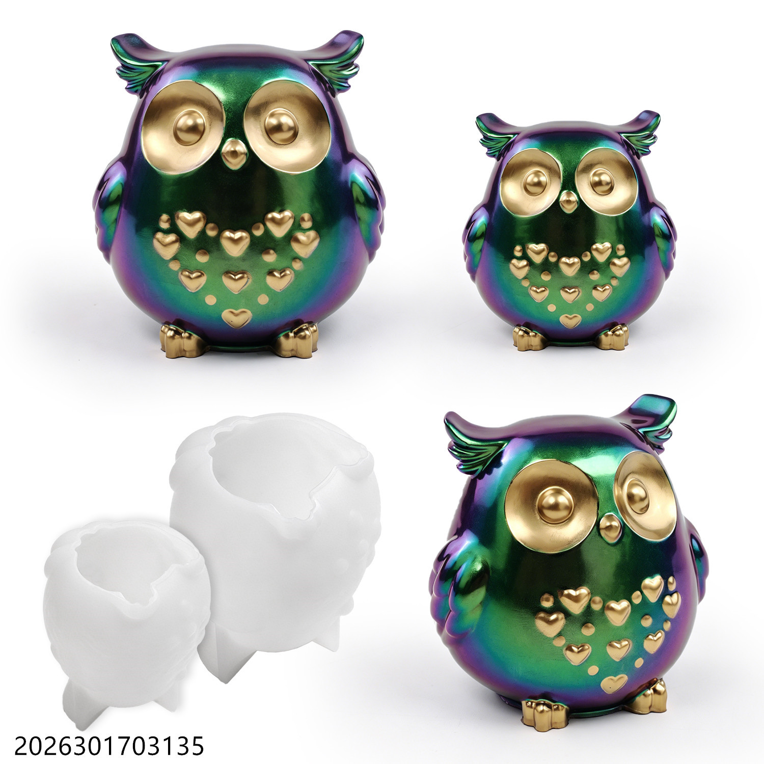 Owl Silicone Mold 3D Bird Shap - đánh giá và giá Soap Making Accessories