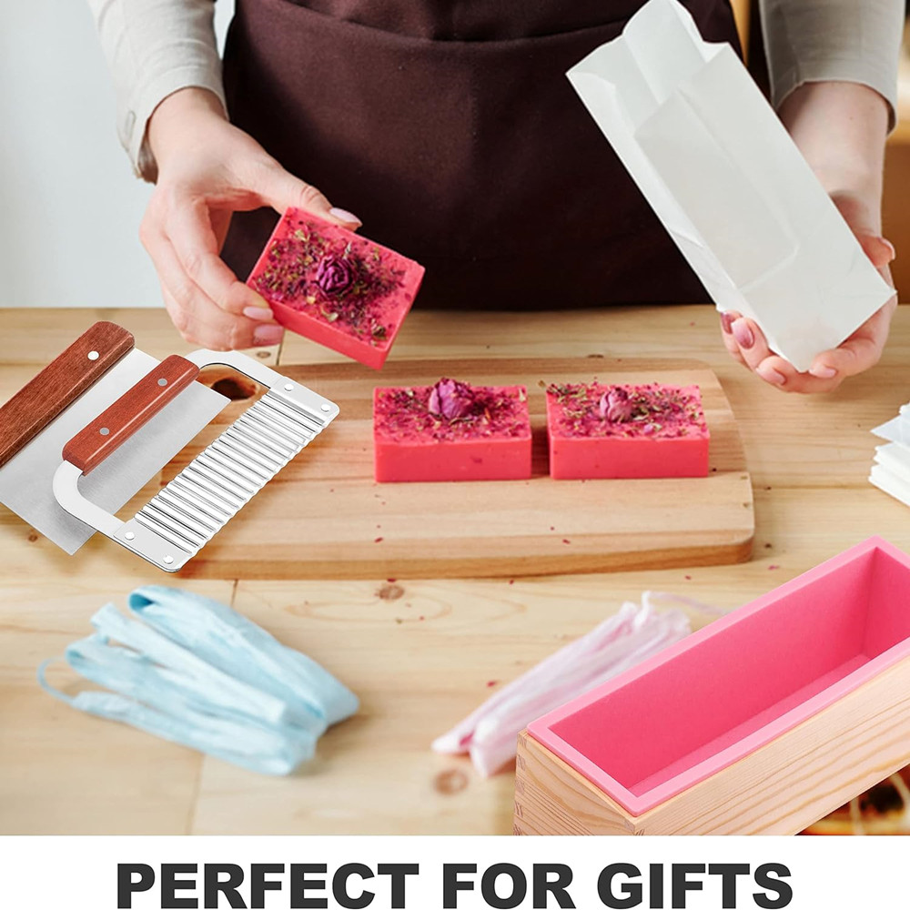 1.2L Silicone Soap Molds Kit 4 - đánh giá và giá Soap Making Book