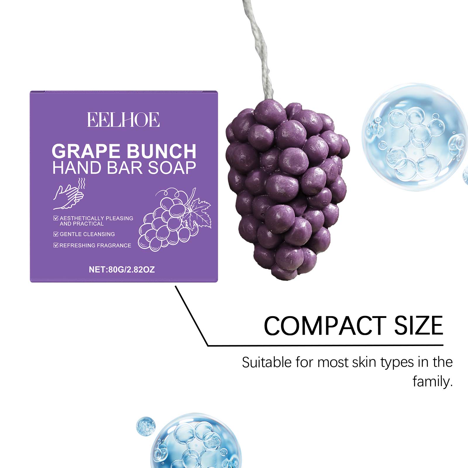 Eelhoe Grape Bunch Hand Bar So - đánh giá và giá Soap Making Fragrance Oil